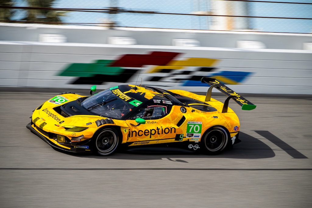 Frederik Schandorff udgik fra føring på Daytona
(Foto: Inception Racing)